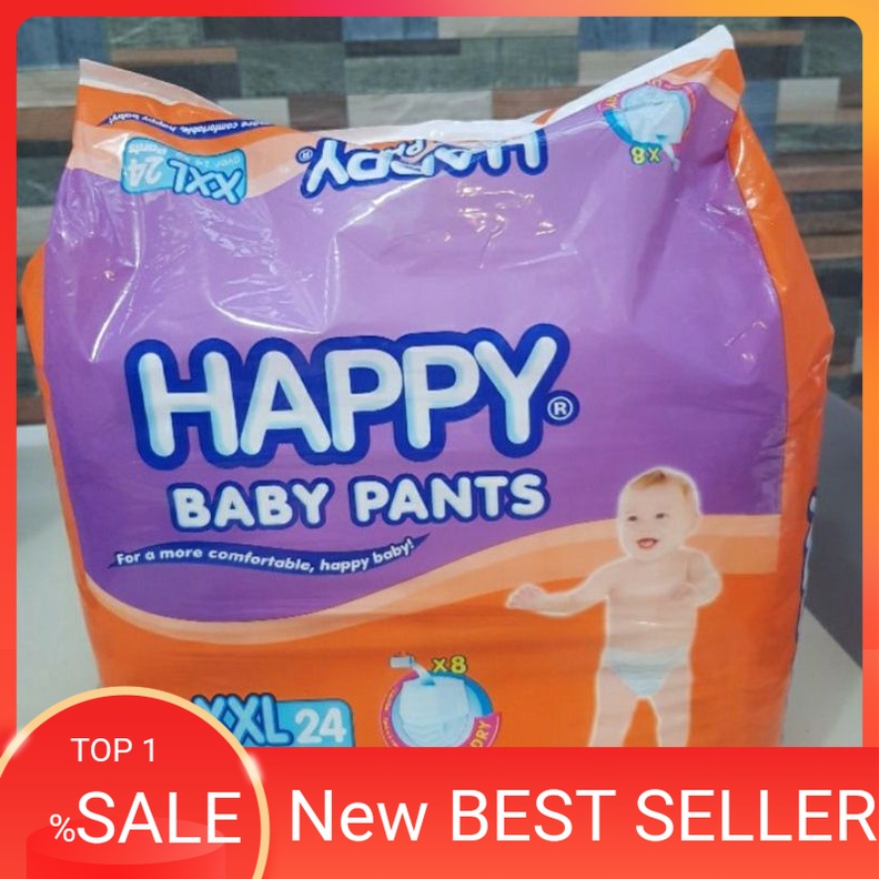 HAPPY BABY diaper PANTS XXL 24PCS Shopee Philippines