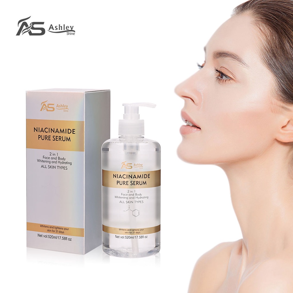 Ashley Shine 520ml Pure Serum NIACINAMIDE Face and Body Moisturizes