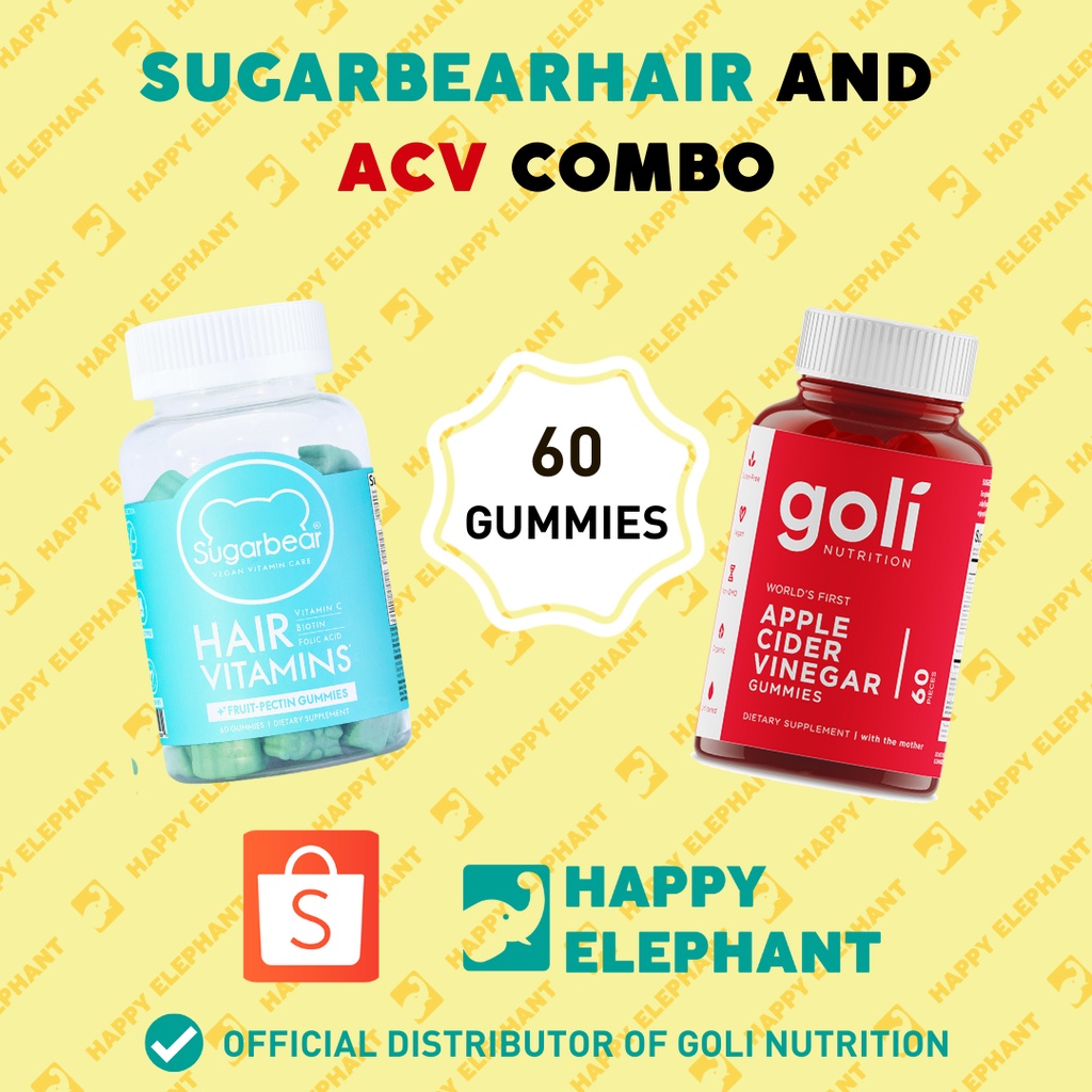 GOLI GUMMIES & SUGARBEARHAIR COMBO Shopee Philippines