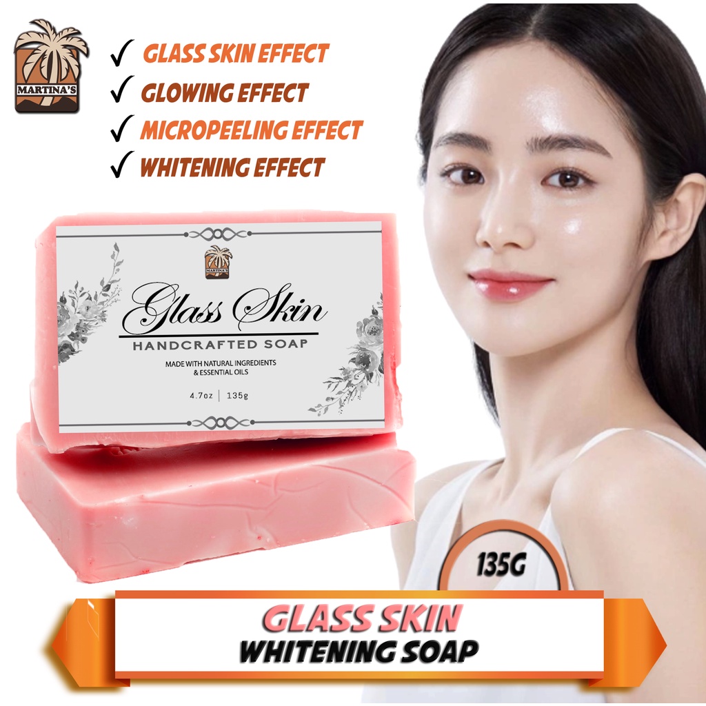 GLASS SKIN SOAP Martina's Whitening Soap with Micropeeling
