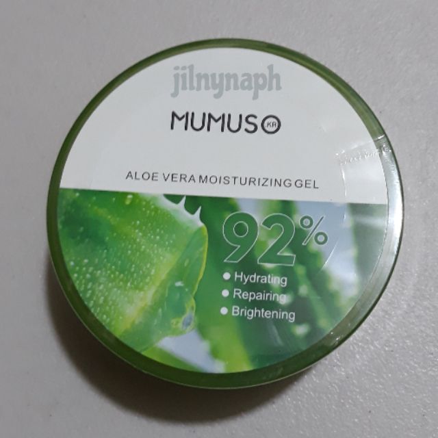 Mumuso Aloe Vera Moisturizing Gel 300g Shopee Philippines