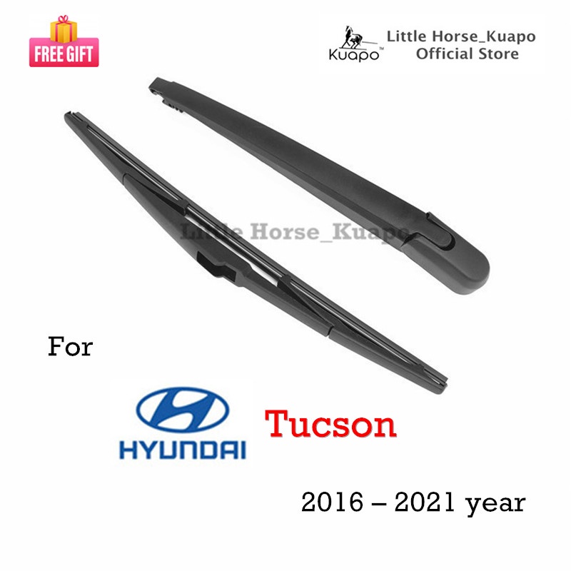 20162021 Hyundai Tucson Rear Wiper Assembly (Set/Arm/Blade/Nut Cover Cap) for Tukson SUV Car