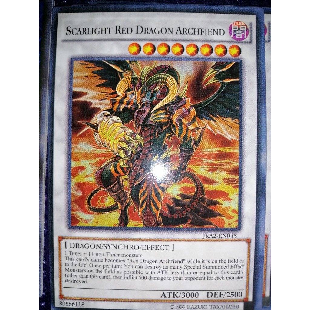 Scarlight Red Dragon Archfiend Yugioh [CLASS A] Shopee Philippines