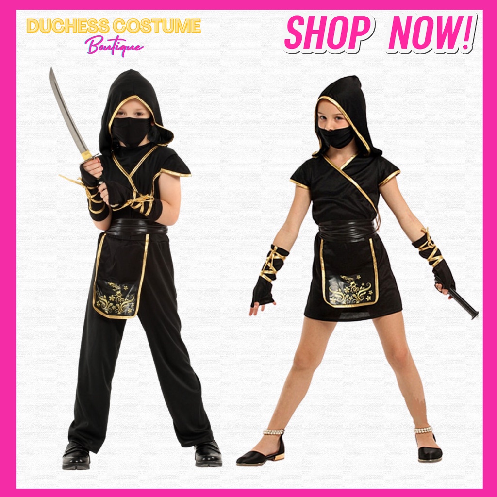 Ninja Costume for Kids Halloween Costume Shopee Philippines