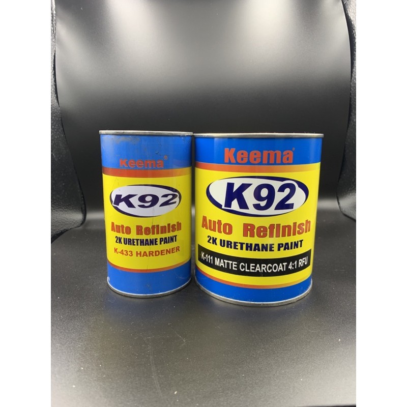 Keema K92 K111 Matte Clear coat with hardener Shopee Philippines