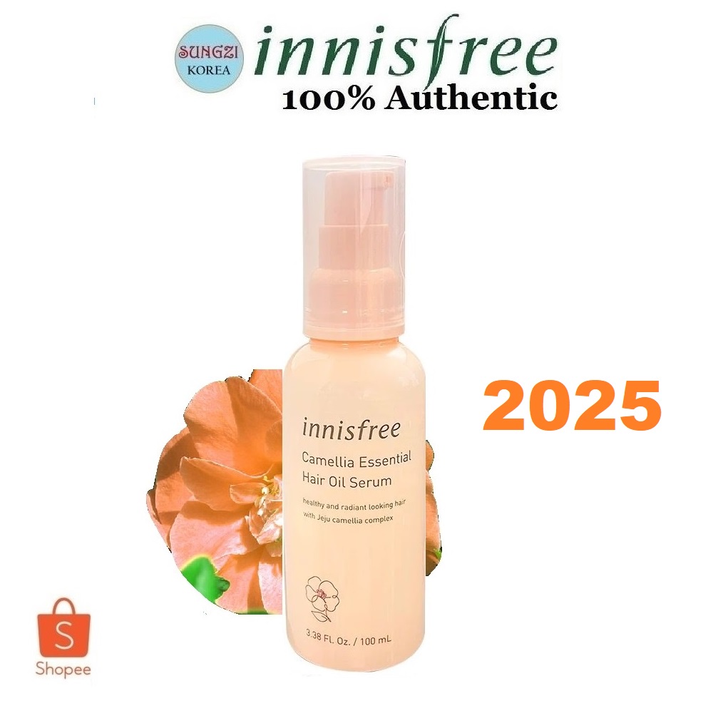 INNISFREE Camellia Essential Hair Oil Serum 100ml (2026) Shopee