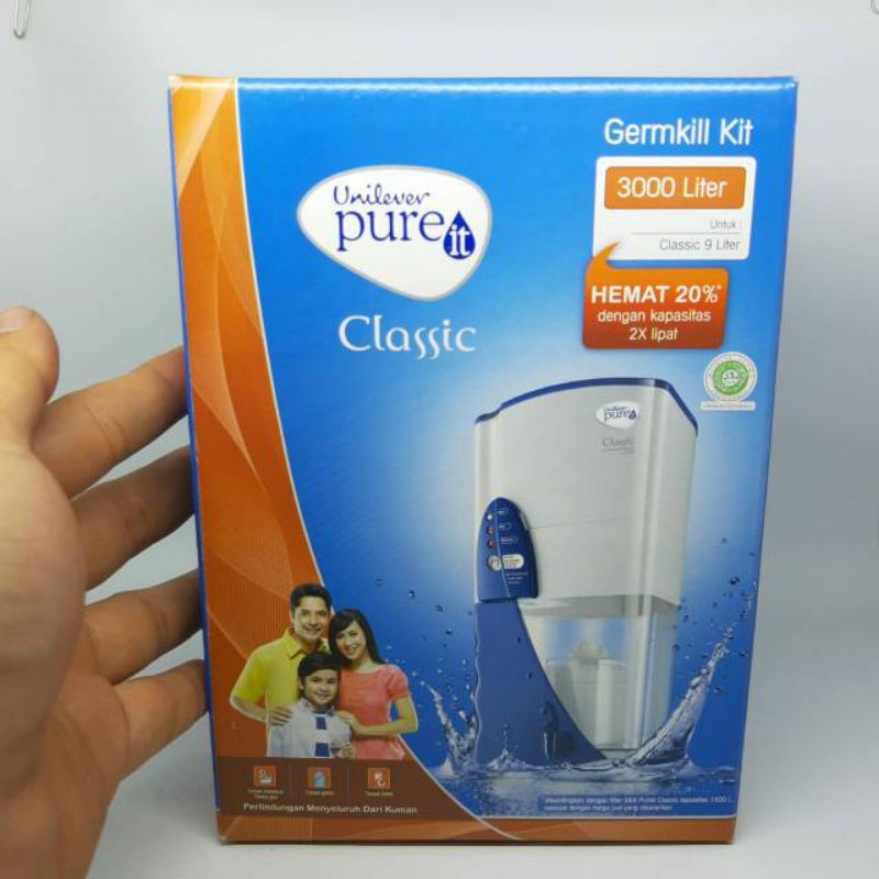 Refill Germkill Kit Pureit 3000L Unilever Classic 9L Pure It Germ Kill