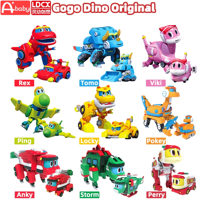 [A+baby] Gogo Dino Mini Deform Dinosaur Toys Original Action Figure