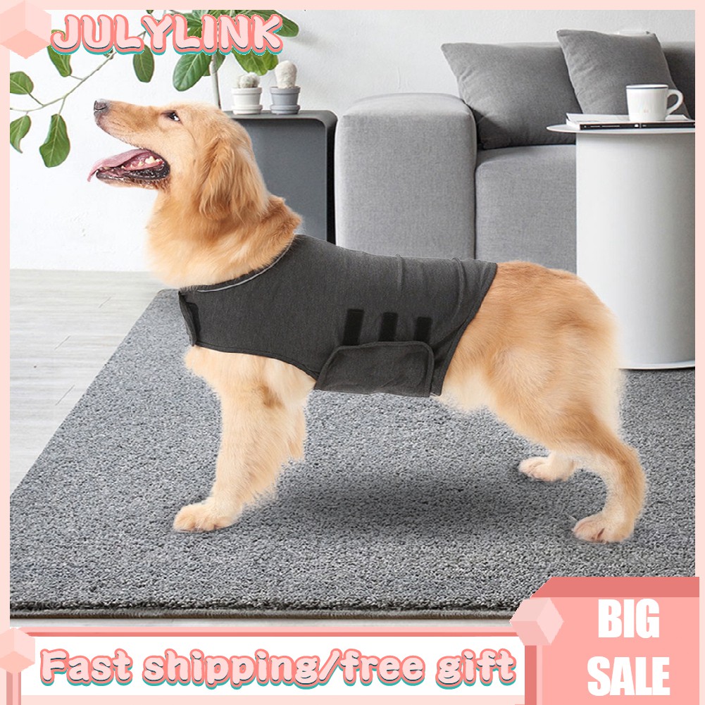 Julylink Pet AntiAnxiety Jacket Dog Comfort Calming Vest Clothes Thundershirt Mood Calm