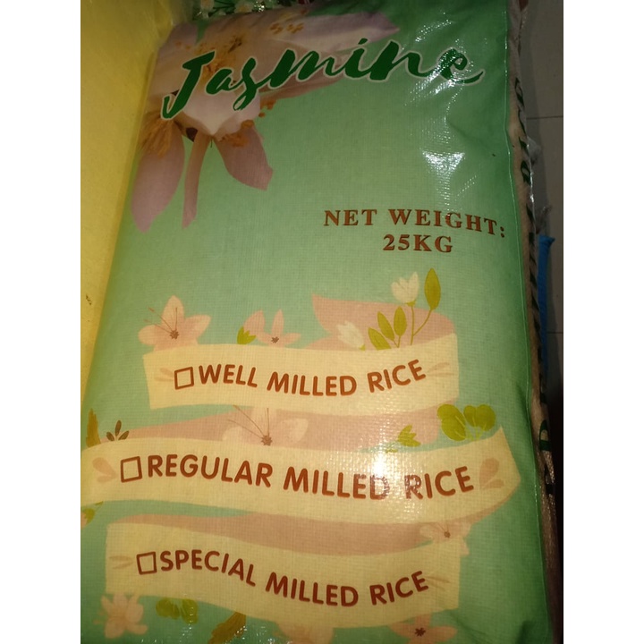 Jasmine Rice 25 KG (Wellmilled rice) Shopee Philippines