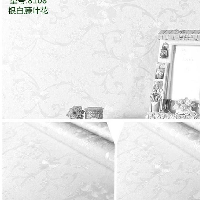 Plain White Flower Stripe Wallpaper Sticker RgVa Shopee Philippines