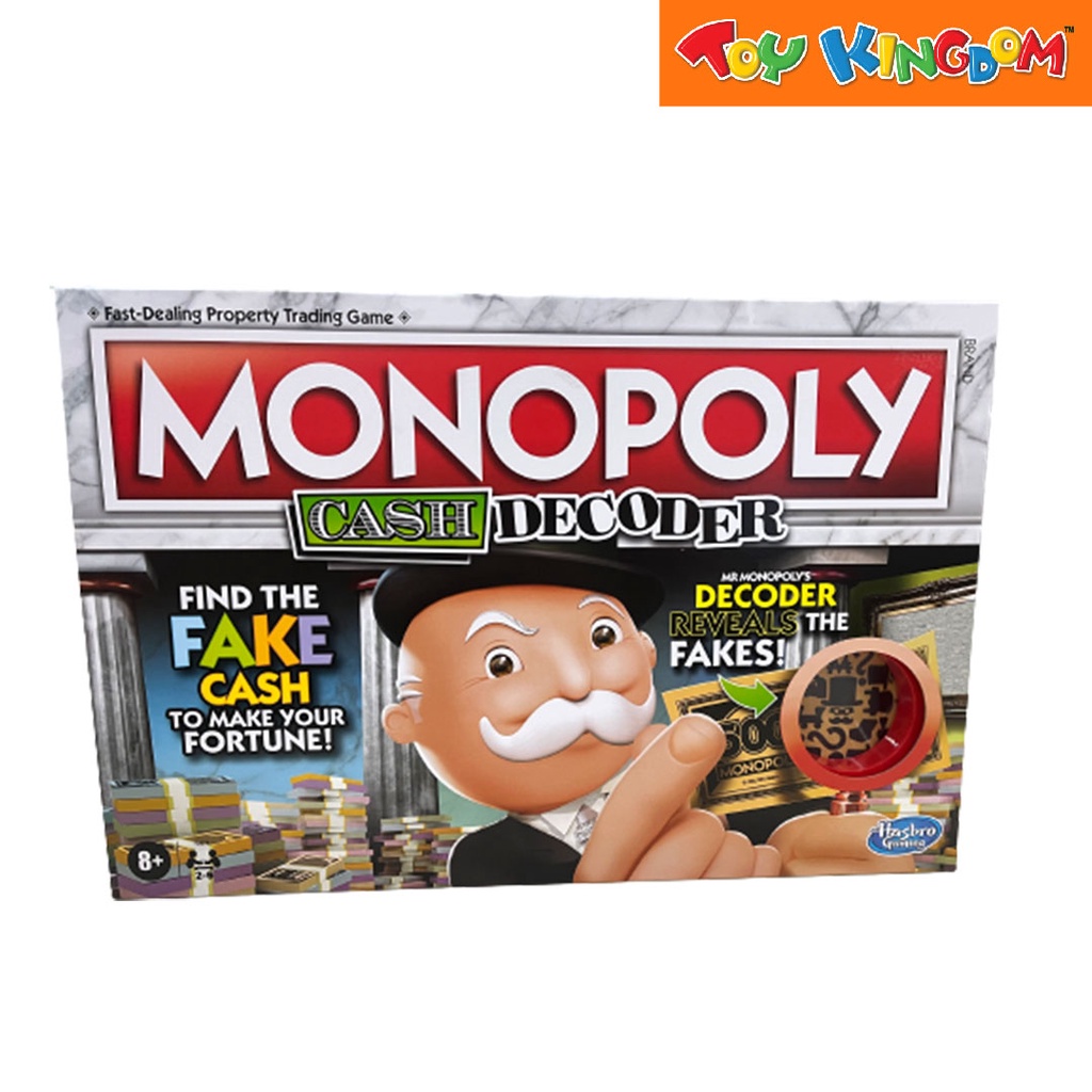Hasbro Gaming Monopoly Cash Decoder Board Game Shopee Philippines