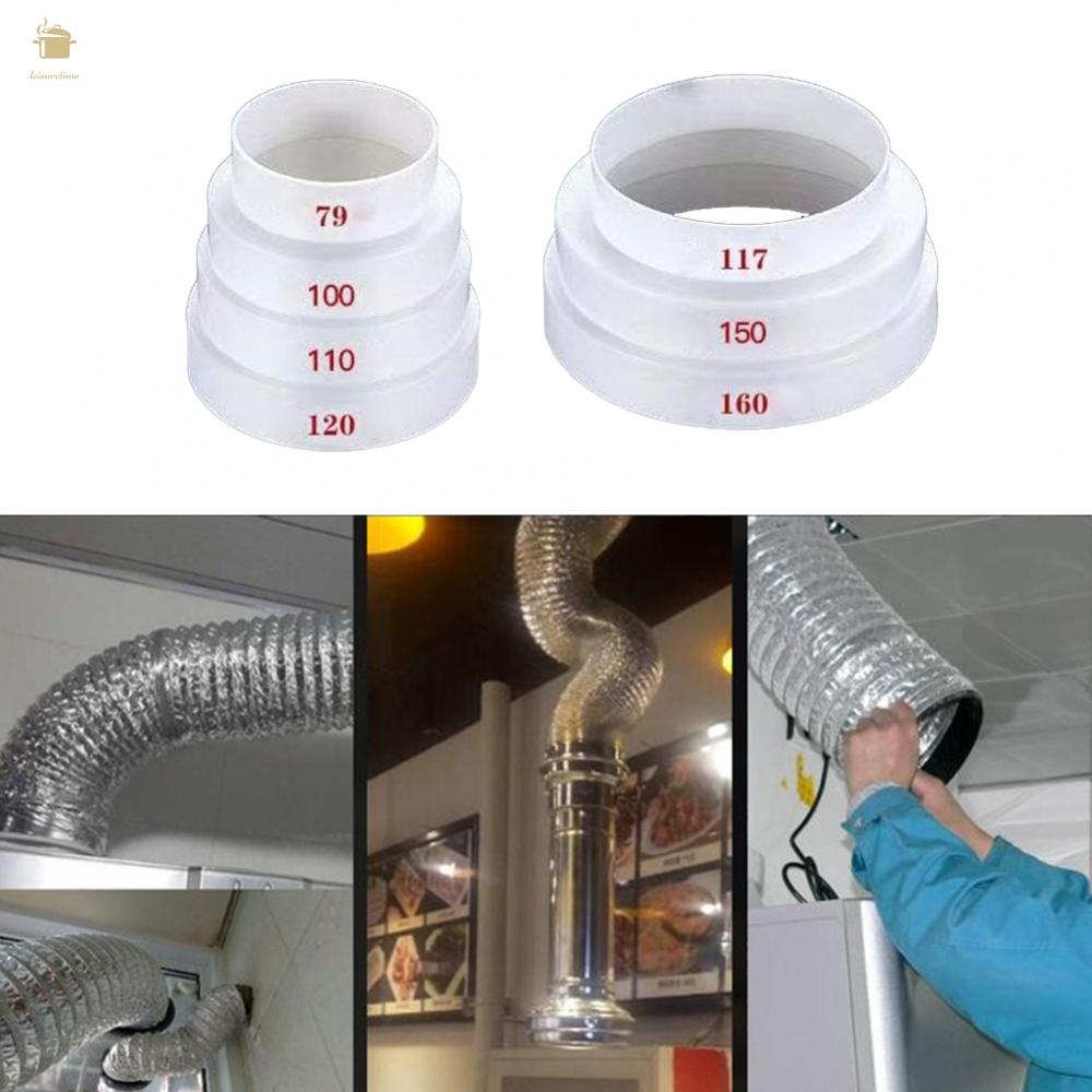 Fan Pipe Multi Reducer 120/150/160mm 80/100/110mm ABS Plastic Duct