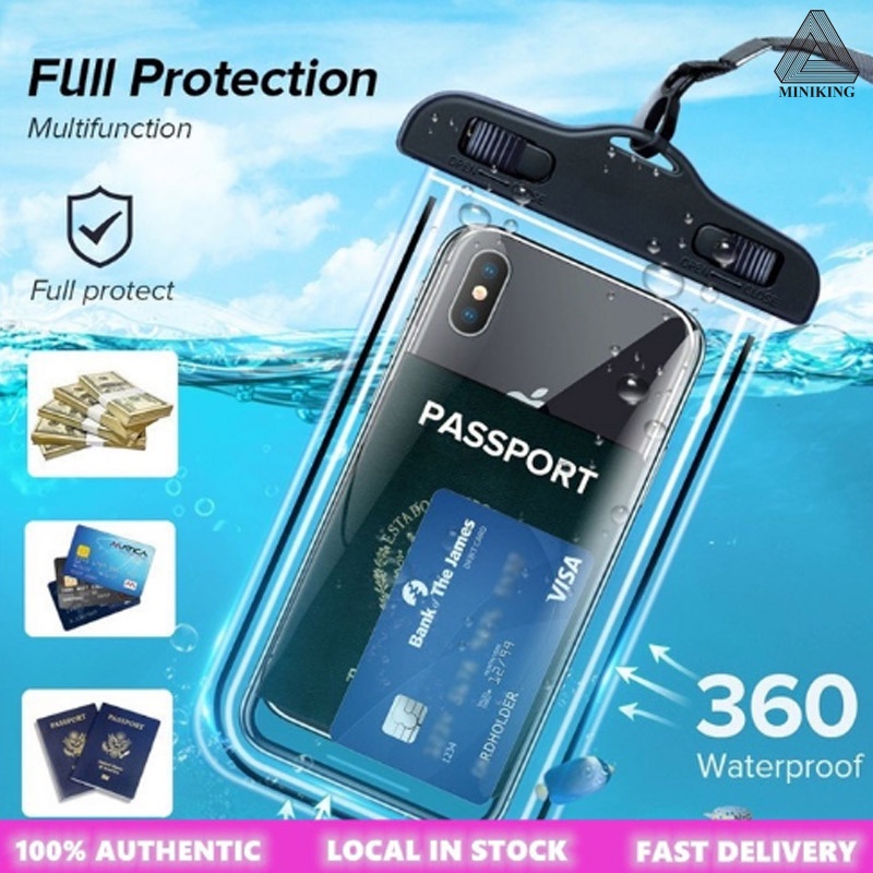 Waterproof Phone Case Bag Touchscreen rain proof Underwater Cellphone