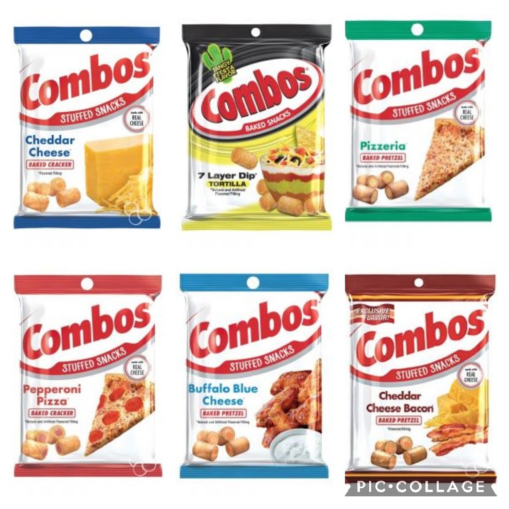 Combos Variety Gourmet Flavored Baked Snacks APPROX 178G Shopee