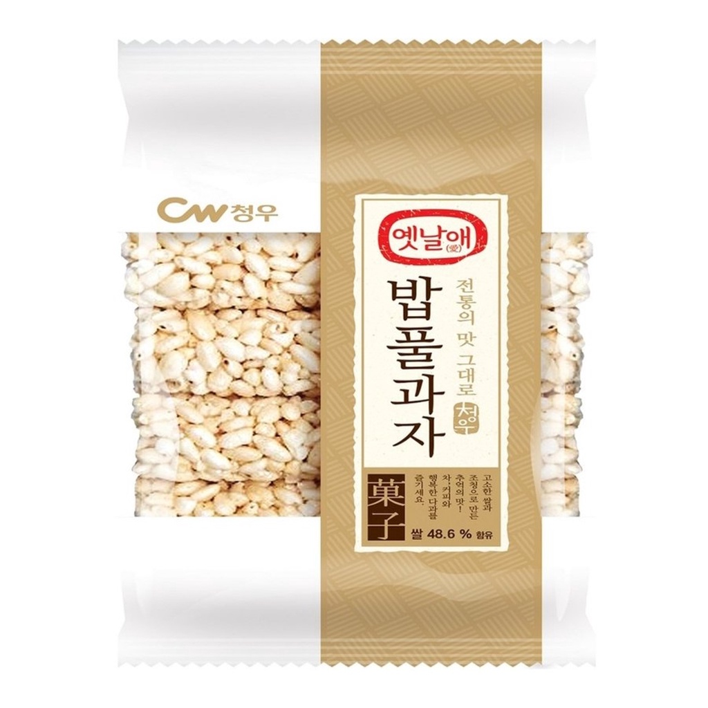 korean Snacks Puffed rice cw traditional sweet snack 90g Shopee