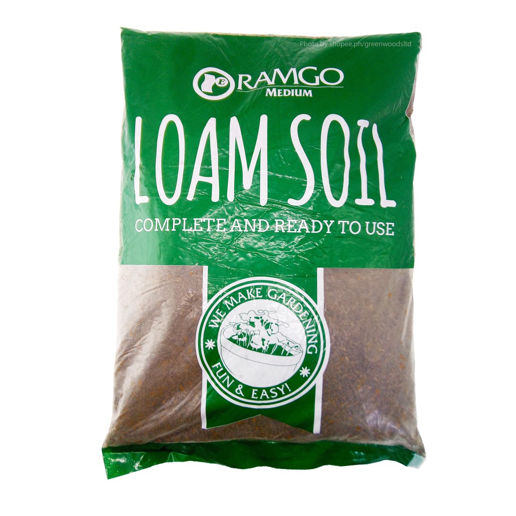 Ramgo Quality Loam Soil 8L Approx.8kg Bag GW_S3 Shopee Philippines