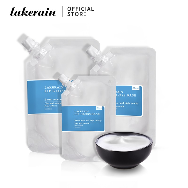 Lakerain 50/100/ 200ml Matte Lip Gloss Oil Base DIY Raw Material Gel