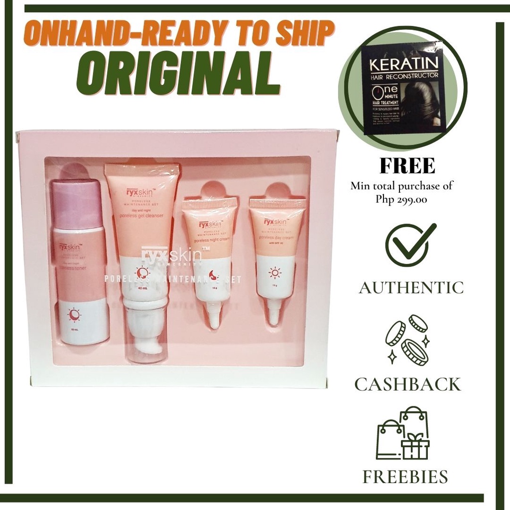 RYX SKIN PORELESS KIT 100 ORIGINAL MAINTENANCE SET Shopee