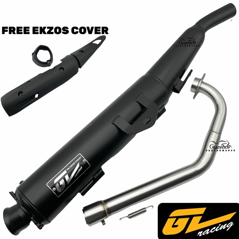 GL RACING EXHAUST EKZOS RACING CUTTING STANDARD LC135 V1V7 POWER FLOW