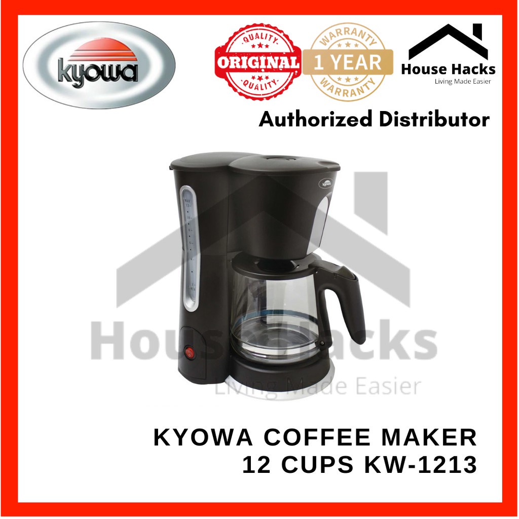 Kyowa Coffee Maker 12 Cups KW1213 (House Hacks) Shopee Philippines