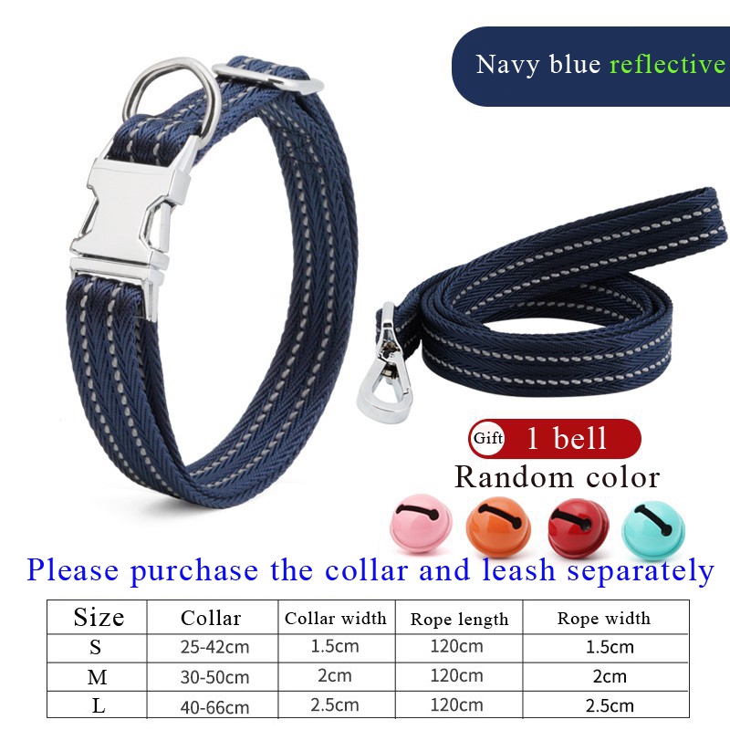 Customized Dog Collars Large Dog Collars Nylon Pet Leashes Pet