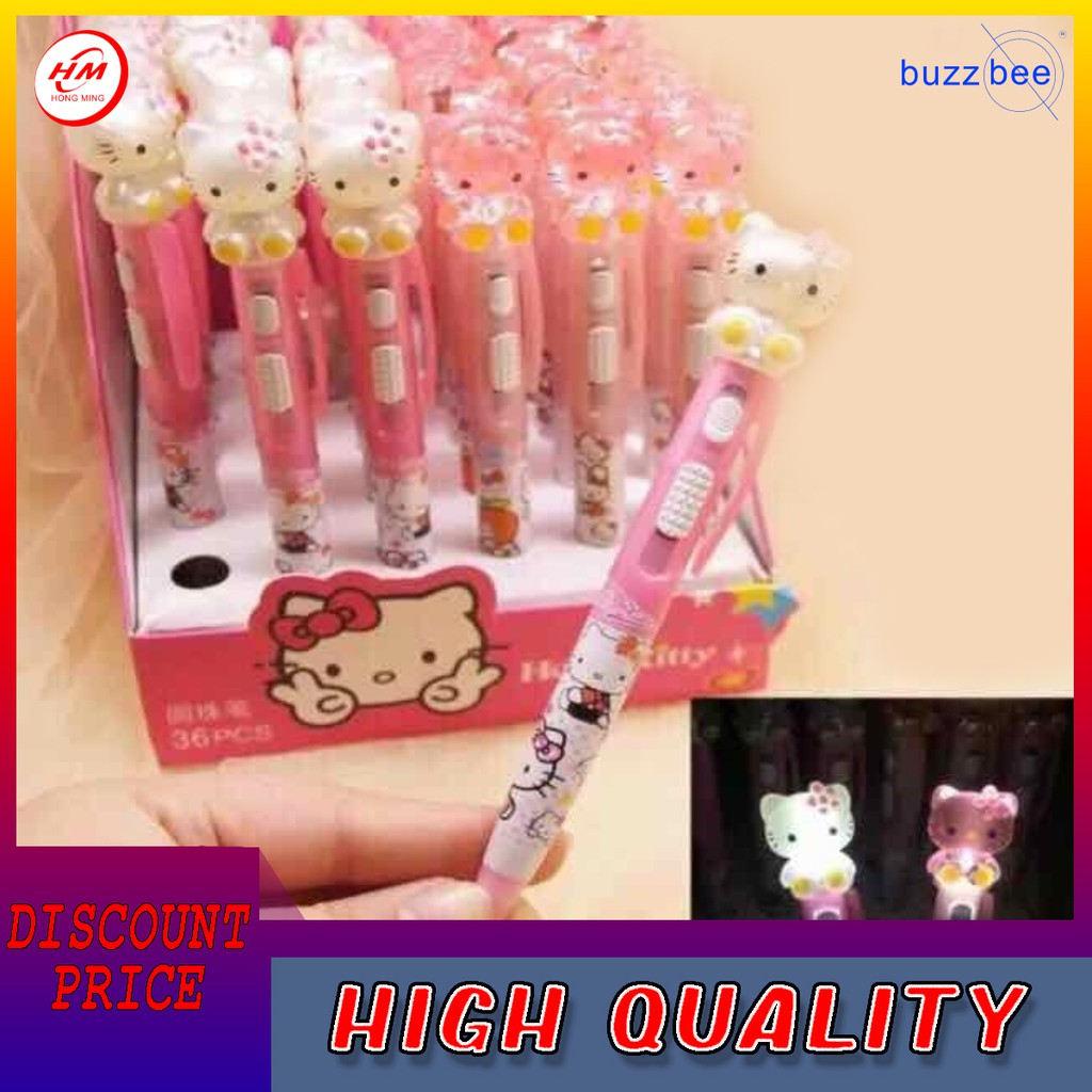 Hello Kitty Lighted Ballpoint Pen Shopee Philippines