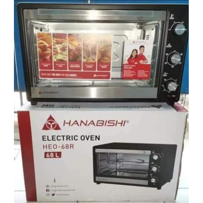 HANABISHI Original Electric Oven 68 Liters HEO68R HEO 68R Shopee