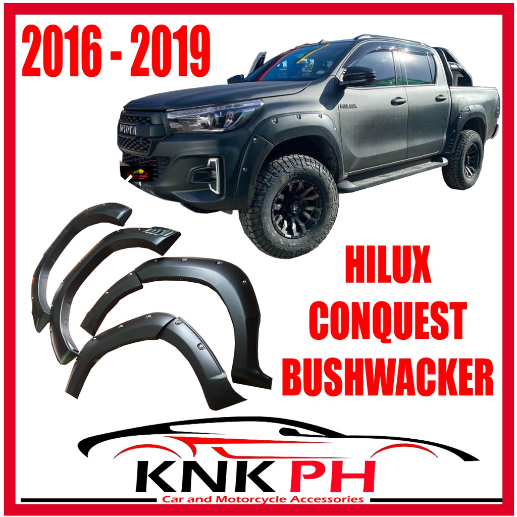 Toyota Hilux Conquest 20162021 TRD OEM BUSHWACKER Fender Flare Wide