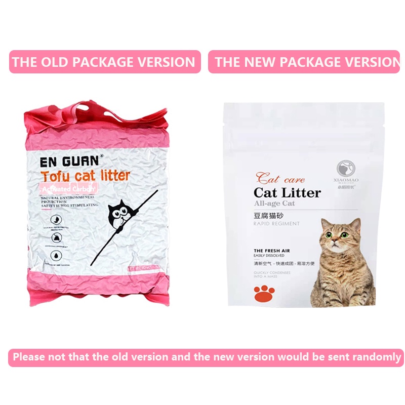 Tofu Cat Litter sand 6L Flushable Cat Sand Food Grade Plant Tofu