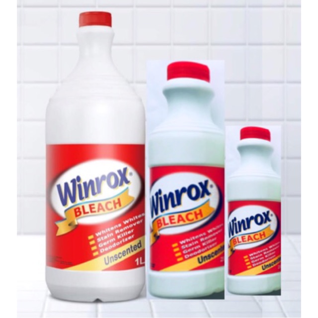 Winrox Bleach Unscented 1L, 500ml, 250 ml Shopee Philippines