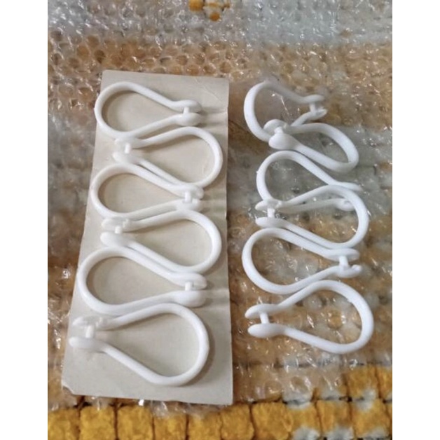 Plastic hooks with Lock (1 dozen/12 pcs) Shopee Philippines