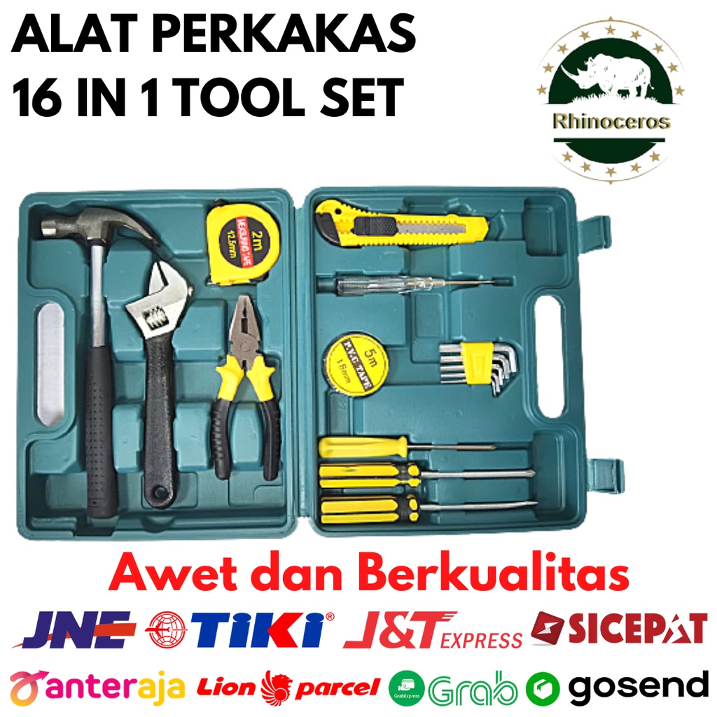Carpentry Toolkit Set 16 in 1 Toolkit Carpenter Tool Set Tool Kit