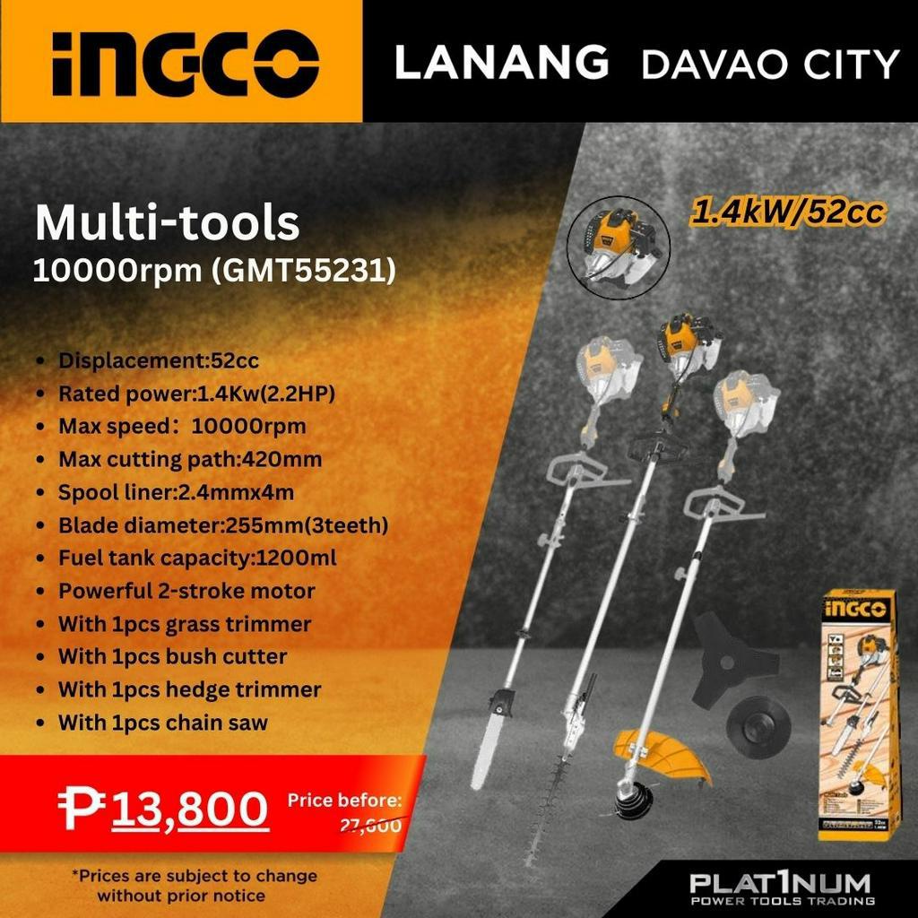 INGCO Gasoline Multitools GMT55231 Shopee Philippines