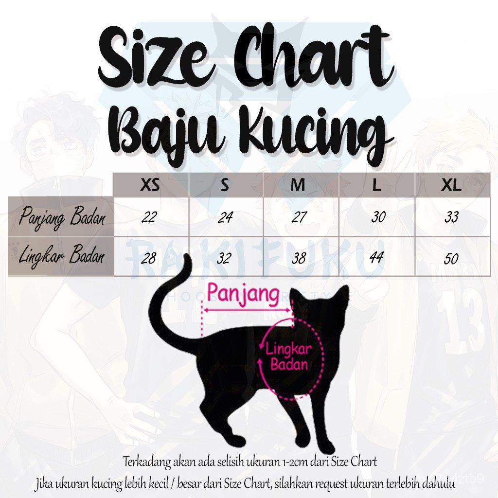 Cute Cartoon Anime Cat Clothes One Piece Series Luffy PNQI Shopee