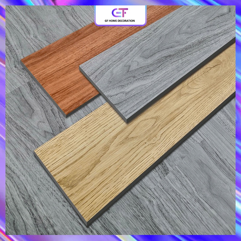 Vinyl Tiles Wooden Floor Sticker Self Adhesive Waterproof mat PVC Tiles