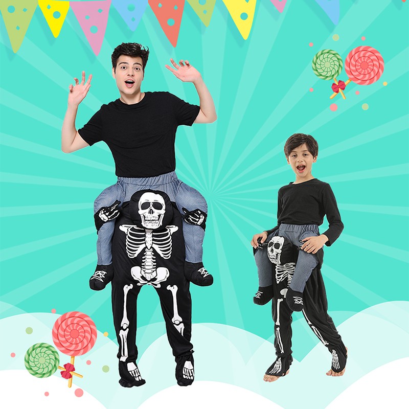 COD Funny Skeleton Male Cosplay Costume Halloween costumes for kids and