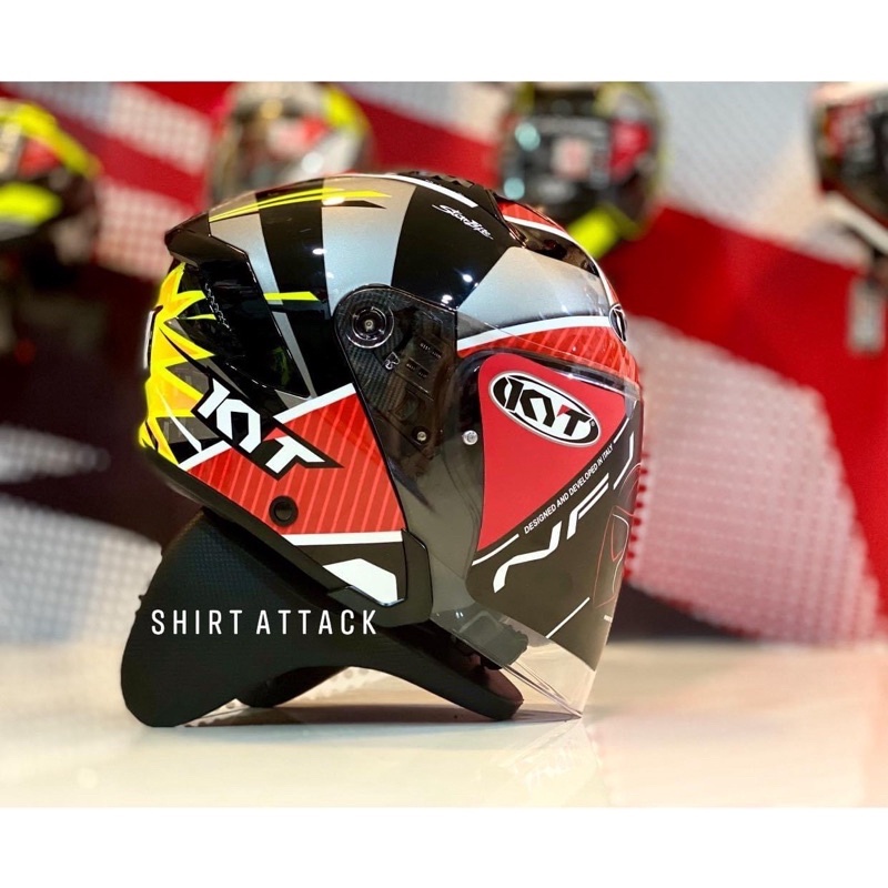 KYT NFJ PAWI DUAL VISOR OPEN FACE HELMET Shopee Philippines