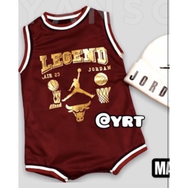 YRJOR DANBULLS JERSEY BABY ROMPER FASHION YRT17 Baby Boy Basketball