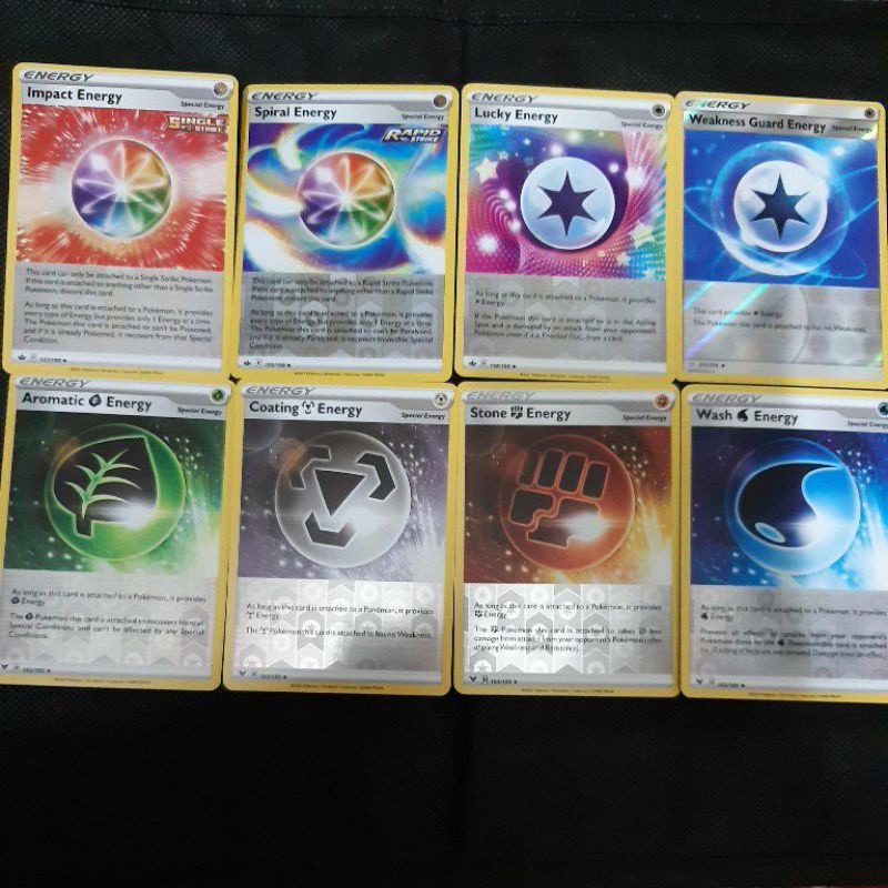 Pokemon Card TCG Impact Energy/ Spiral Energy/ Lucky Energy/ Weakness