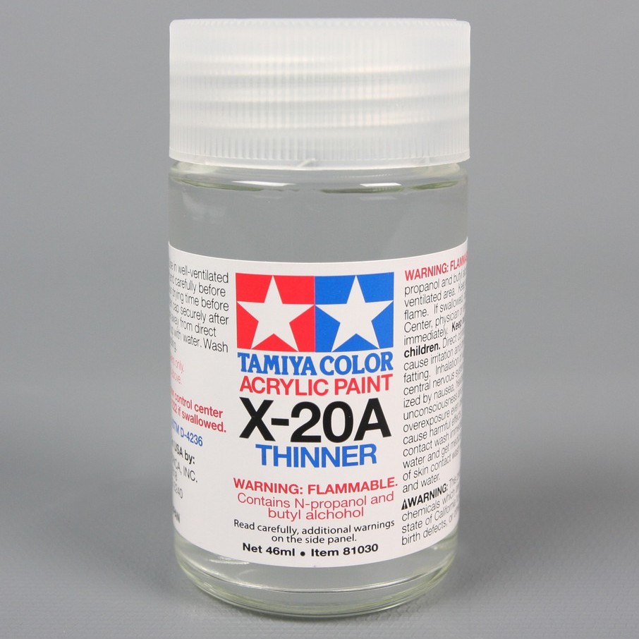 Tamiya 81030 Acrylic Paint Thinner X20A 46ML Shopee Philippines