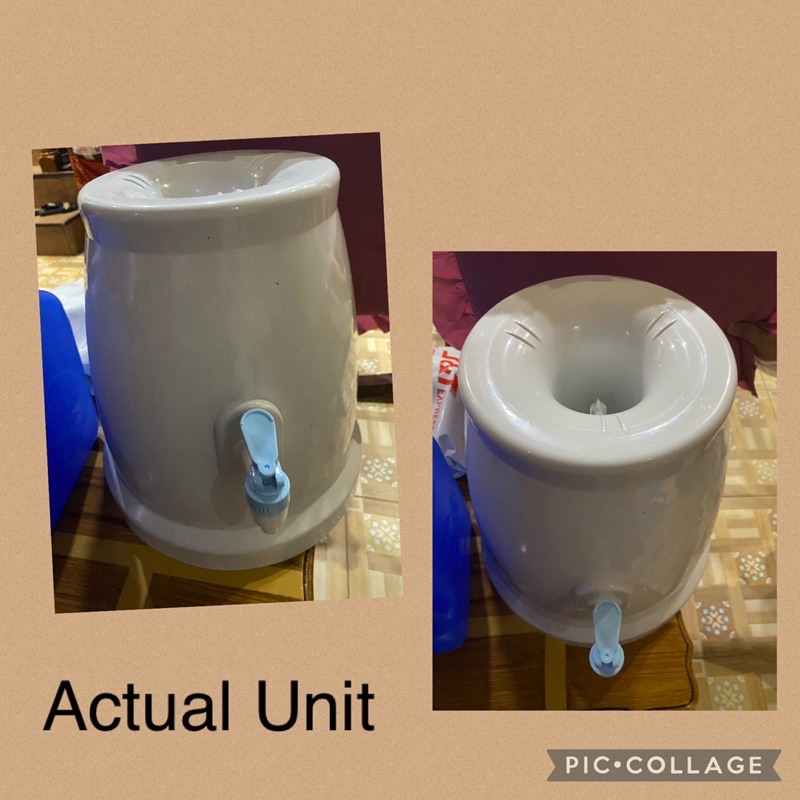 Table Top Water Dispenser w/ faucet (Round plastic) Shopee Philippines