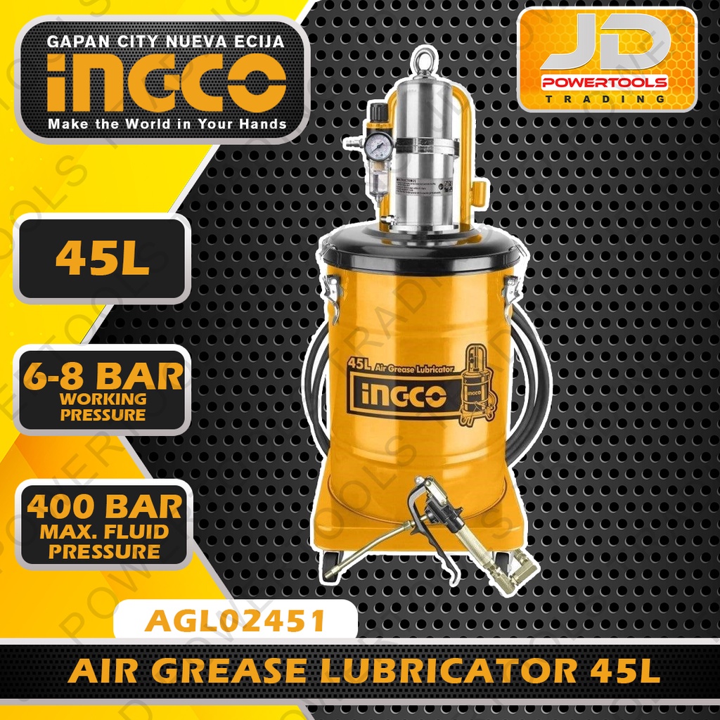 Ingco AGL02451 Air Grease Lubricator 45L Shopee Philippines
