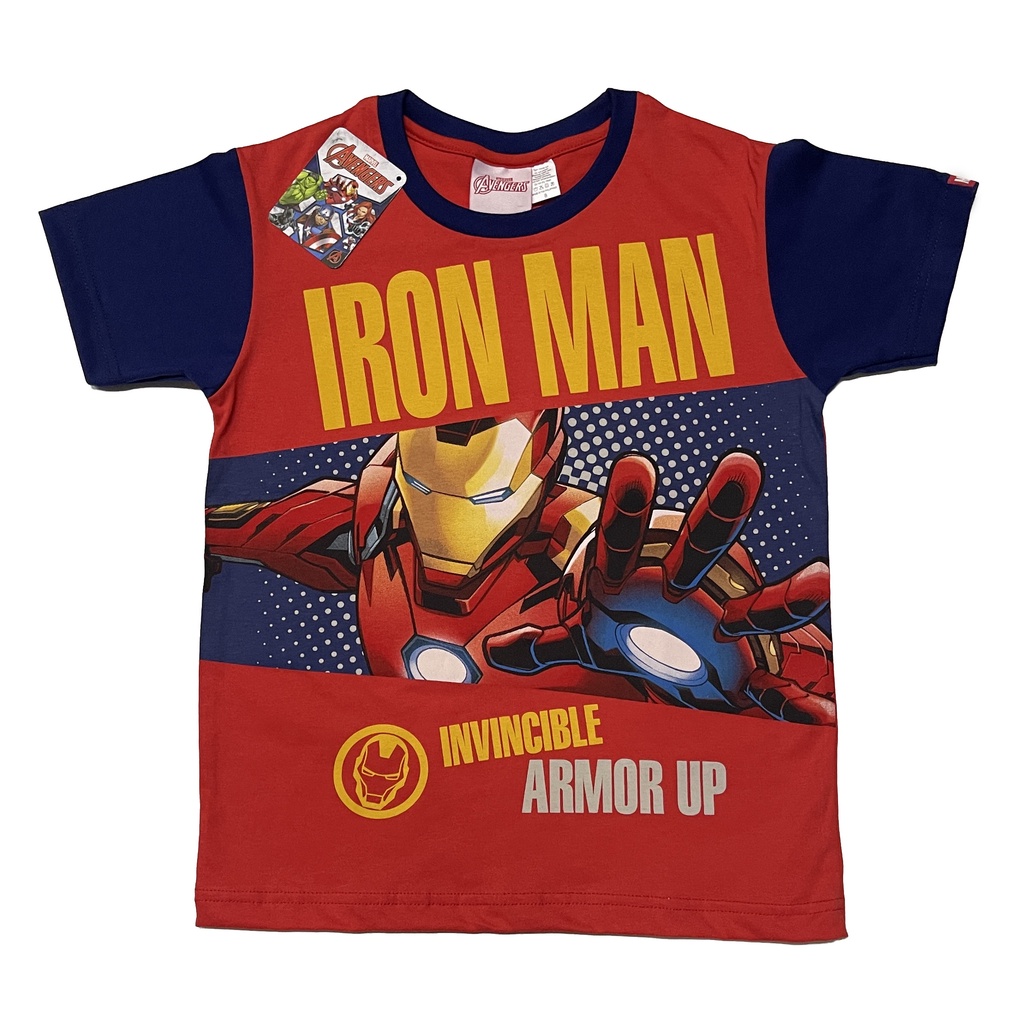 Disney Marvel Avengers Iron Man Capability Boys Kids And Toddlers Red T