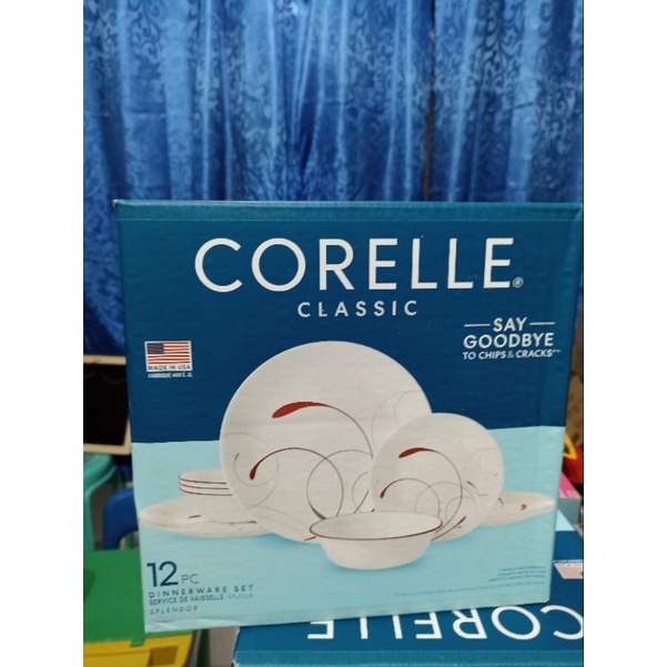SPLENDOR 12PC DINNERWARE SET CORELLE MADE IN USA Shopee Philippines