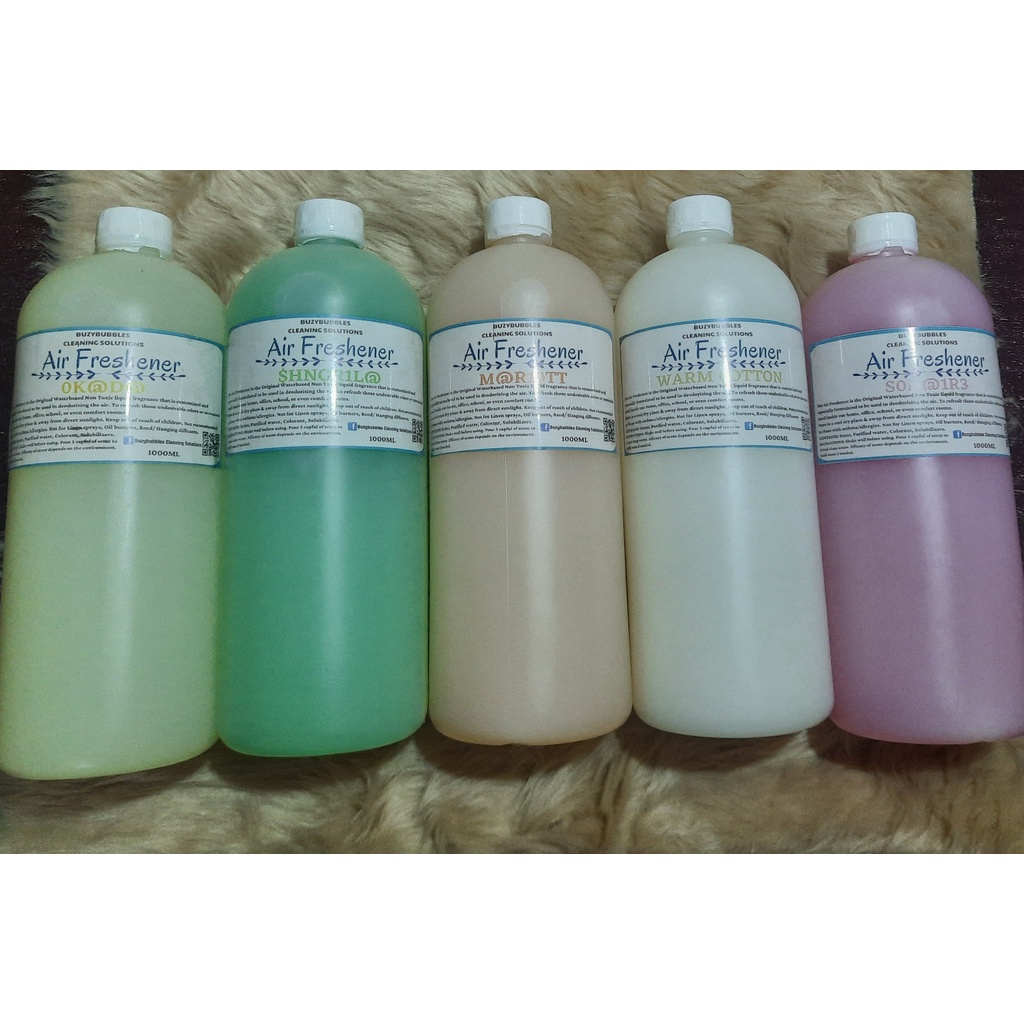 Hotel Inspired Scents Water based oil Air Fresheners 1 Liter for Humidifiers Diffuser Shopee