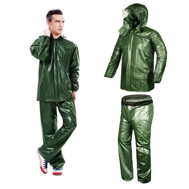 Waterproof Raincoat Rainsuit Rain Pants For Motorcycle Makapal Rainwear
