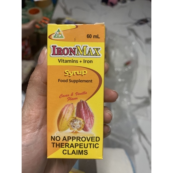 PAMPAGANA KUMAIN VITAMINS + IRON (IRONMAX) 60ml and 120ml syrup Shopee Philippines
