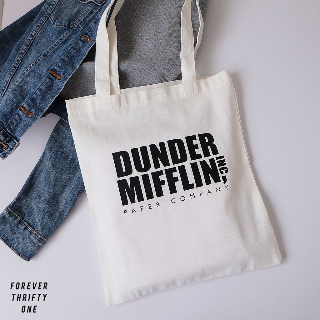 THE OFFICE DUNDER MIFFLIN INC TOTE BAG Unisex Canvas Tote Bag