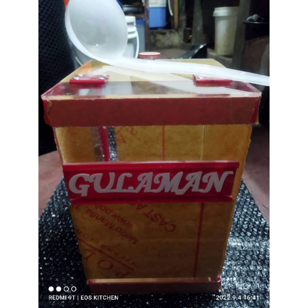 ACRYLIC PALAMIGAN CONTAINER / ACRYLIC JUICE CONTAINER WITH FREE SANDOK